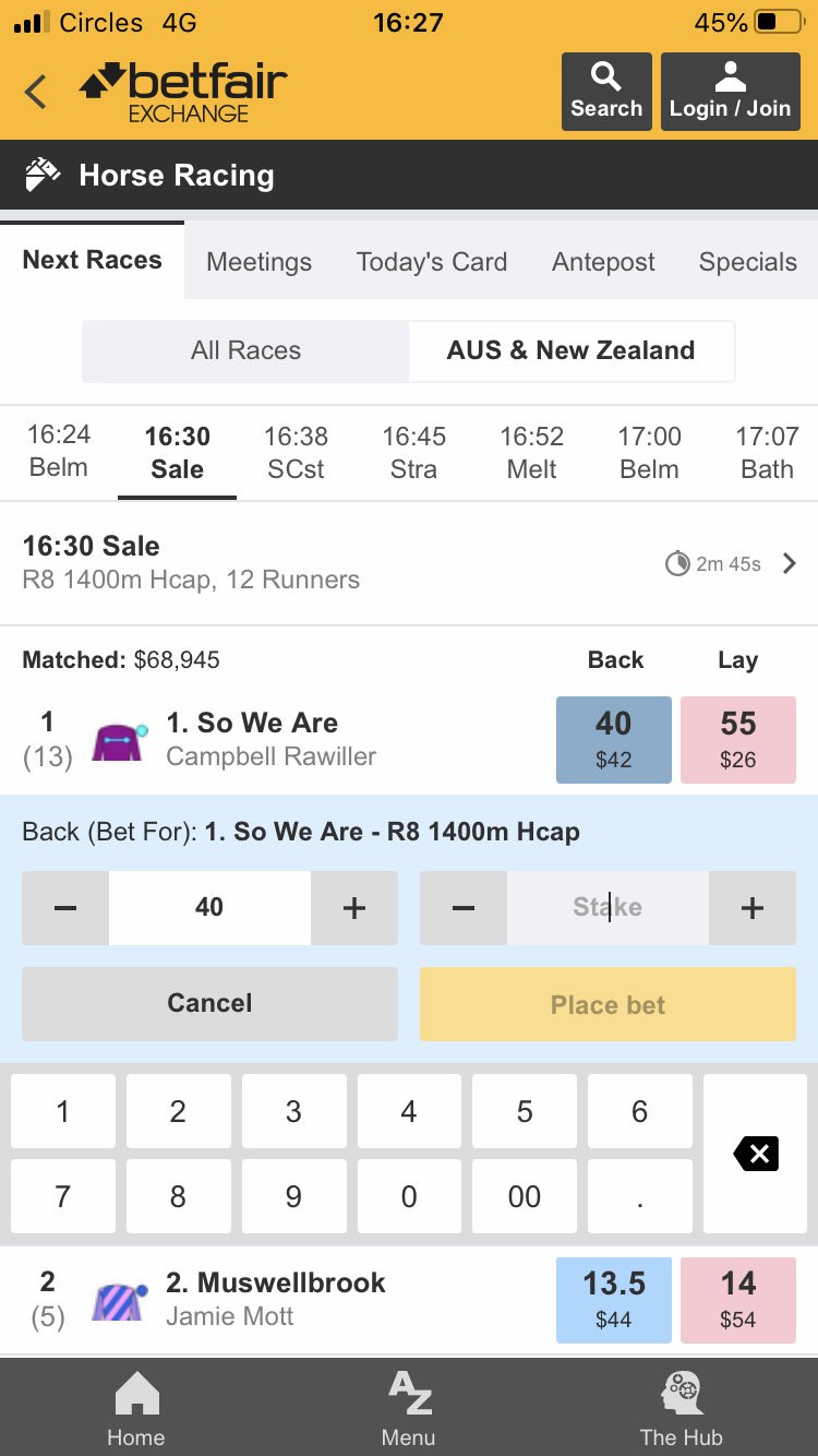 Betfair Mobile App