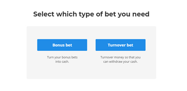 Bet Finder - Type of Bet